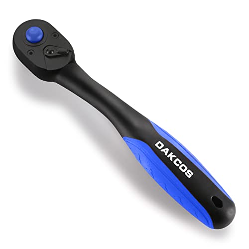 Dakcos 3/8 "Drive Ratchet 72 Denti Quick Release Socket Chiave Maniglia Cromo Vanadio Acciaio