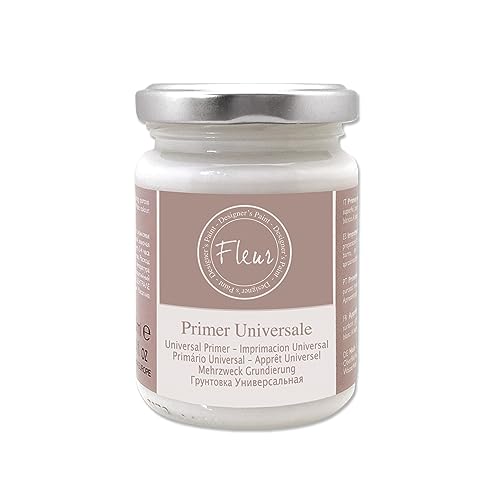 Fleur Designer'S Paint | Fondo Aggrappante Acrilico, Adatto Per Superfici Non Assorbenti, Fleur Primer P02, Universale, Colore Bianco, Made In Italy,