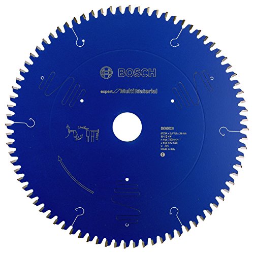 Bosch Accessories Lama Per Sega Circolare Expert For Multi Material, 254 X 30 2, 4 Mm, 80 Denti, Accessorio A Batteria