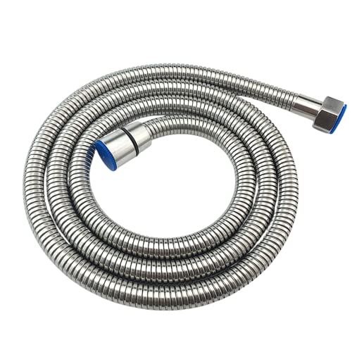 Flessibile Doccia In Acciaio Inossidabile 1.5M, Tubo Doccia Flessibile Universale (G1/2 Pollici) Tubo Per Doccia Flessibile, Anti-Torsione Crittografi