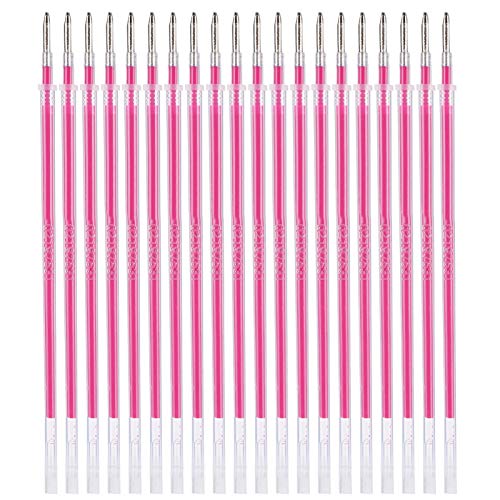 Pssopp 100Pcs Penne Cancellabili A Caldo Rosso Ricarica Tessuto Penne A Scomparsa Ad Alta Temperatura Ricarica Pennarello Per Stoffa Set Per Tessuto Q