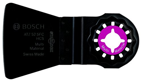 Bosch Accessories 1X Raschietto Atz 52 Sfc (Raschiamento, Per Raschiare I Residui Di Silicone, Adesivo, Vernice, Larghezza 52 Mm, Accessori Utensili M