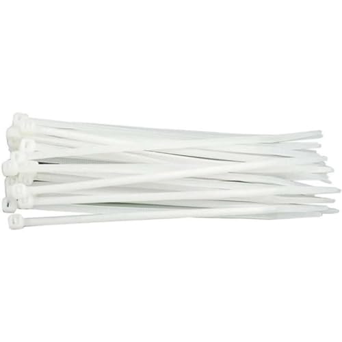 Vorel 73881 – Ataduras Di Cavi 75 X 2.4 Mm 100Pcs/Bianco/