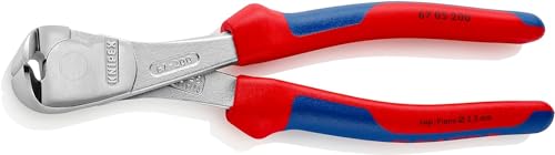 Knipex Tronchese Per Meccanica Con Tagliente Frontale - Tipo Forte Cromata, Rivestiti In Materiale Bicomponente 200 Mm 67 05 200