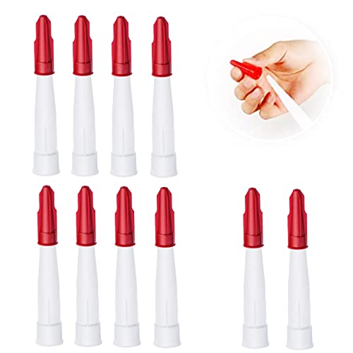 Nitaiun 10 Pezzi Beccucci Per Cartuccia In Silicone Ugelli In Silicone Ugelli Per Cartuccia Tappi Per Calafatare Tappi Sigillanti Punte Di Ricambio In