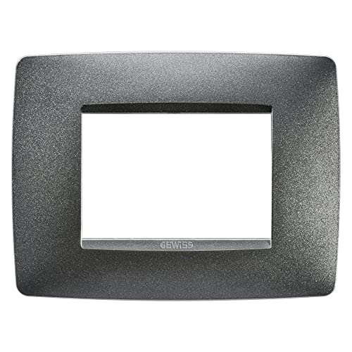 Gewiss Gw16103Va Chorus One Placca, 3 Posti, Ardesia