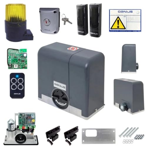 Kit Per Cancelli Scorrevoli Blizzard Enc 500 Kg 433 Mhz Rc Faac Genius 104014