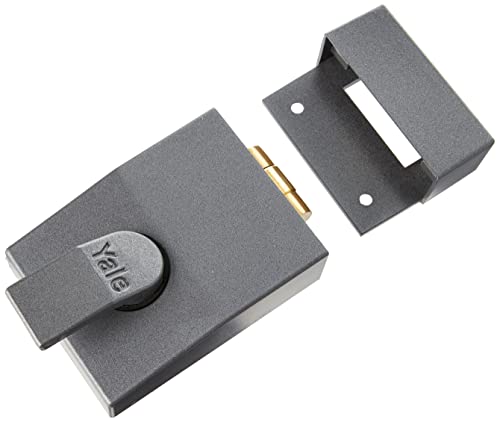 Yale Locks 81 - Serratura Cilindrica Dmg In Ottone A Rullo E Catenaccio Con Entrata A Incastro, 60 Mm