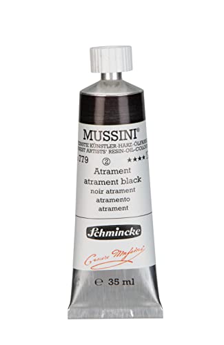 Schmincke Mussini Oils Atrament Black 35Ml Tube Series 2