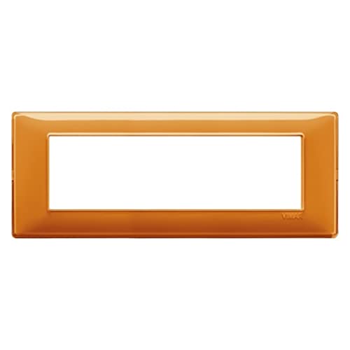 Vimar Plana Series – Placca 7 Modulo Reflex Arancione