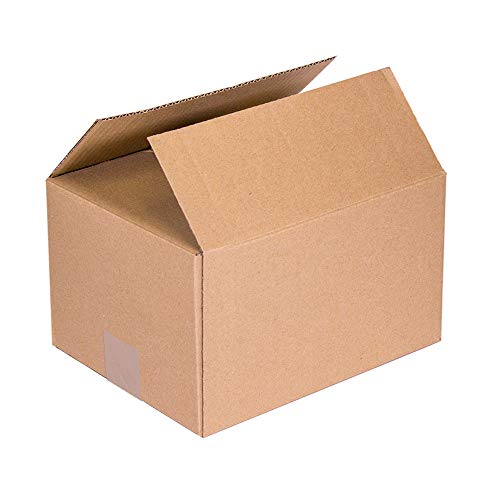 Only Boxes, Scatole Di Cartone, Canale Semplice Rinforzato, Scatola Di Conservazione, Dimesioni: 40 X 30 X 20, Scatola Con Aletta, 20 Unità