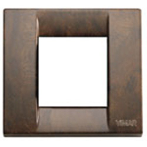 Vimar - Placca Idea 1-2 Moduli Metallo Radica Noce 17092.41