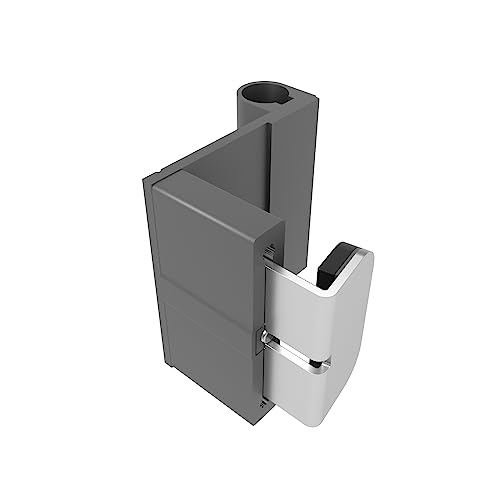 Windhager 03875 Adattatore Telaio Porte Accessori Montaggio Zanzariera Senza Foratura Antracite, Carbone
