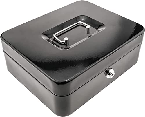 Kippen 10333N1 - Cassetta Portavalori Nera, Dimensioni: 150X120X80 Mm.
