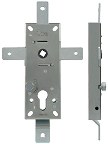 Serratura Corazzabile Multipunto Per Porte Basculanti Interasse 70 Mm Viro - 4 Punti Di Chiusura