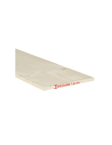 Legno Lamellare Di Abete Spessore 1,8 Cm X P 40 Cm X L 200 Cm