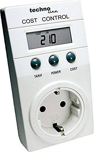 Technoline Cost Control, Rilevatore Di Consumo Energetico Bianco