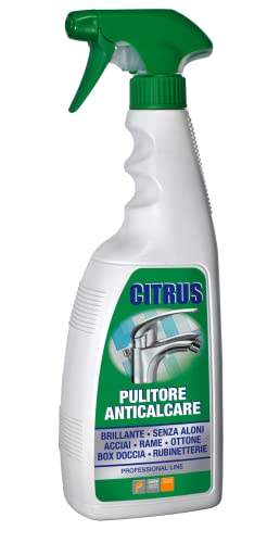 Faren Citrus, Pulitore Anticalcare A Base Naturale Di Acido Citrico, Elimina Calcare E Ossidazioni Da Rubinetterie, Ceramiche Dei Bagni, Vetri, Ottimo