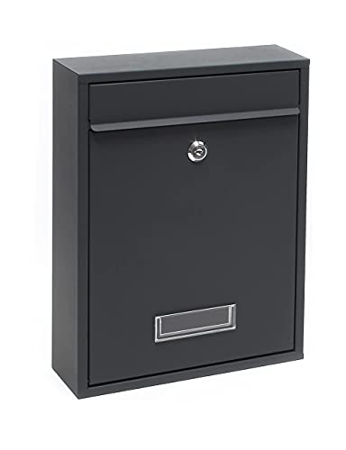 Kippen 10005An - Cassetta Postale Modello "Mail", Colore Antracite
