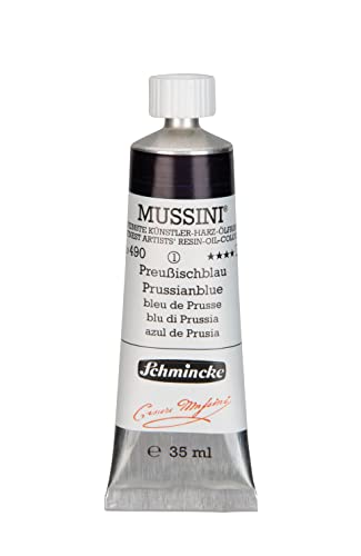 Schmincke Mussini Oils Prussian/Paris Blue 35Ml Tube Series 1