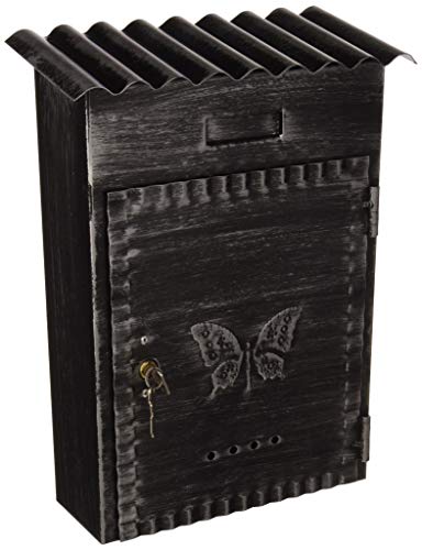 No Marca 27340-30 Cassetta Grande Per Lettere Ferro Battuto, Antichizzata, 22X10X31