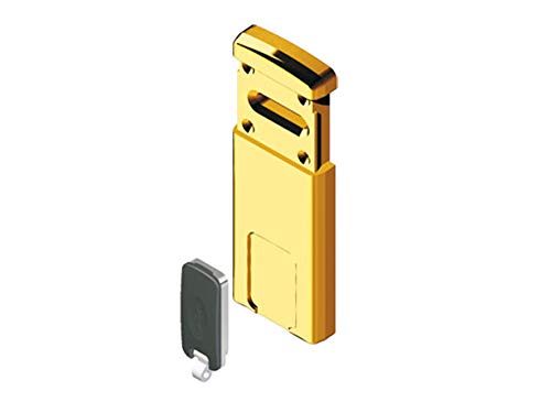 Disec Mg220-4W Serratura Defender Minimag Dm, Ottonato Lucido