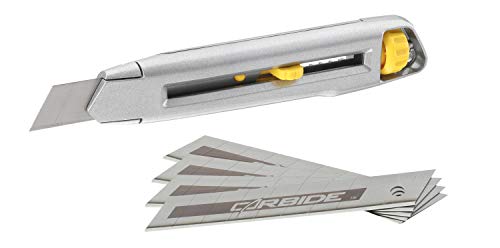 Stanley 7-10-018 Confezione Cutter Interlock Da 18Mm + 5 Lame Al Carburo Di Tungsteno