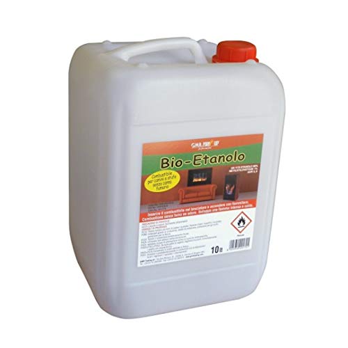 Bioetanolo 10 Lt Combustibile Ecologico,Naturale Biocamino
