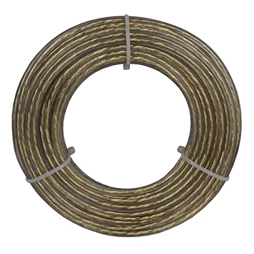 Corderie Italiane 006001300 Cavo Stendibiancheria, Acciaio/Ottone, Plastificato, 5 Mm, 20 M