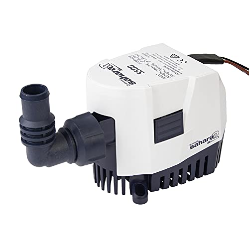 Attwood 5505-7 Pompa Di Sentina Automatica Sahara Mk2 500 Gph 12 Volt