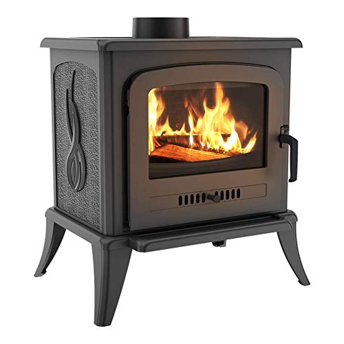 Kratki Stufa In Ghisa K7 Nero Stufa A Legna, 5 Kw Termocamino, Tradizionale Stufa Del Camino Del Ferro, Stufa Del Cuoco Di Legno