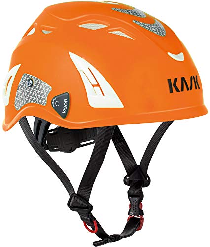 Kask - Casco Plasma Da Lavoro, Colore: Arancione Fluo, 51-63 Cm