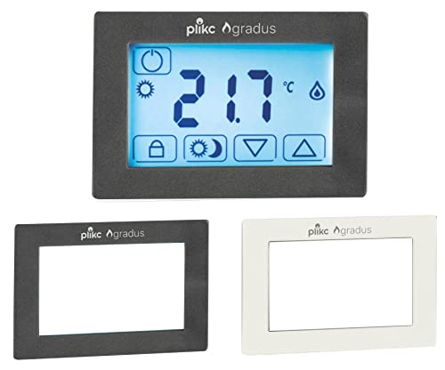 Termostato Touch Screen Da Incasso A Batterie - Plikc Gradus - Plk267609