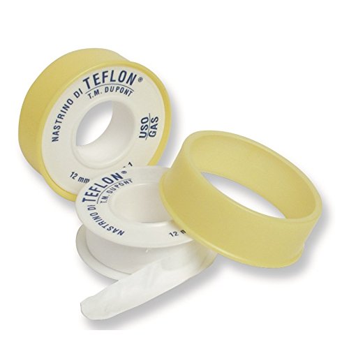 Acquastilla 113656 Nastro In Ptfe Teflon Uso Gas, Multicolore