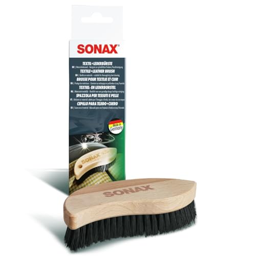 Sonax Spazzola Per Tessuti E Pelle (1 Pezzo) Per Il Lavaggio A Secco O Con Acqua Di Tessuti E Per Pulire Le Superfici In Cuoio Liscio, Articolo Numero