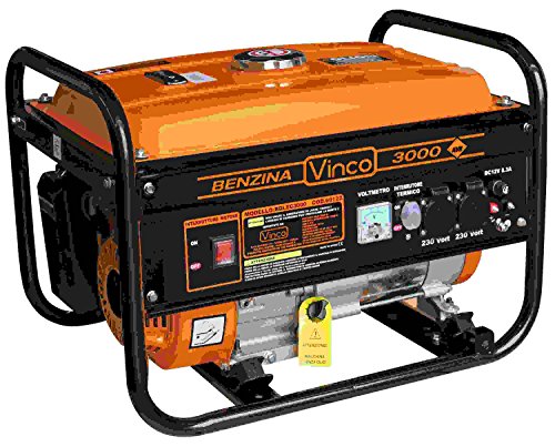 Vinco 60122 Generatore Di Corrente Vinco, 2.8 Kw, Nero