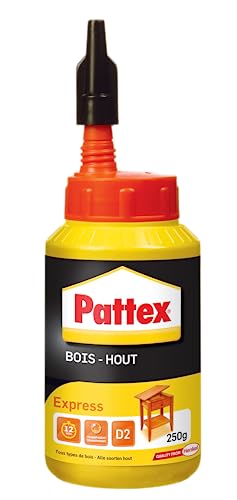 Pattex - Legno Express, Biberon, Capienza 250 Grammi