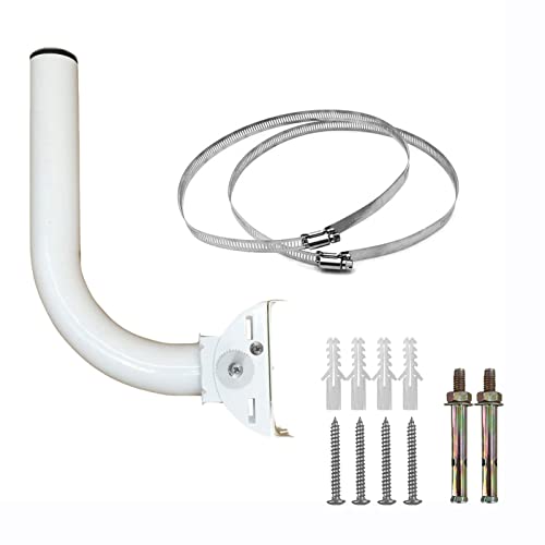 Witi Staffa Di Montaggio J-Pole Per Installazione Di Antenne Wifi, Resistenza Agli Agenti Atmosferici, Supporto Per Palo Satellitare, Tetto Attico Par