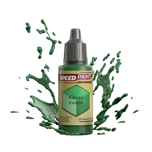 The Army Painter Speedpaint Ghoul Green 2.0, Acrilico Singolo Vernice 18Ml Una Soluzione Di Pittura A Strato Per Miniature Da Tavolo Fantasy Come Figu