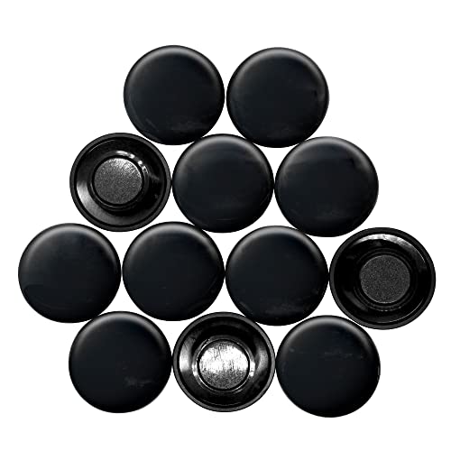 Magnet Expert - Confezione Da 12 Magneti Tondi Di Grandi Dimensioni, Ideali Per Fissare Note E Promemoria, Altezza 8 Mm, Ø 4 Cm