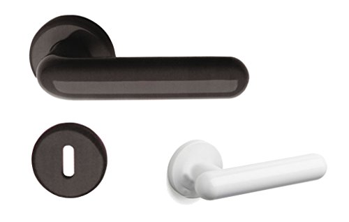 Maniglia Per Porta In Nylon Con Rosetta 2360 (Bianco)
