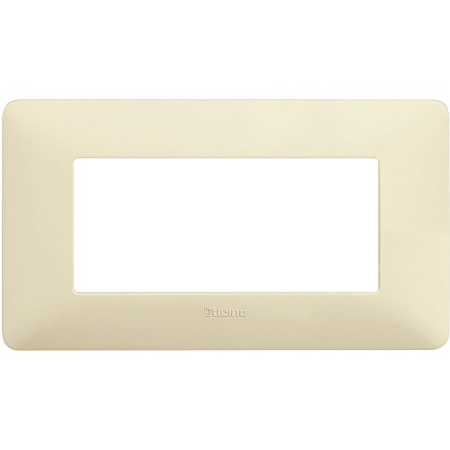 Placca Bticino Matix Am4804Bav 4 Moduli Avorio