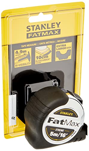 Stanley Fatmax 5-33-886, Metro A Nastro 5M, Retrattile, Custodia In Alluminio,