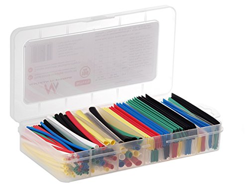 Maclean Mctv-679 Set Di Guaine Termorestringenti, 196 Pezzi, 7 Colori