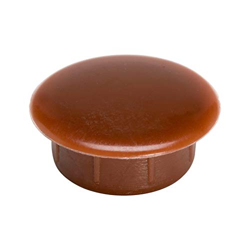 100 Tappi Copriforo 12Mm Wurth 0683135066 Marrone Plastica Testa 16Mm Tappo
