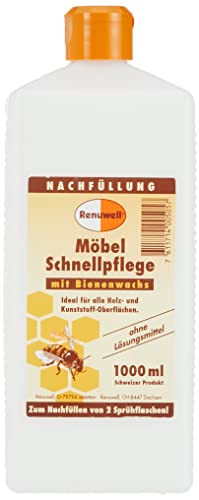 Renuwell Möbel Schnellpflege - Detergente Per La Pulizia E La Cura Dei Mobili, 1L