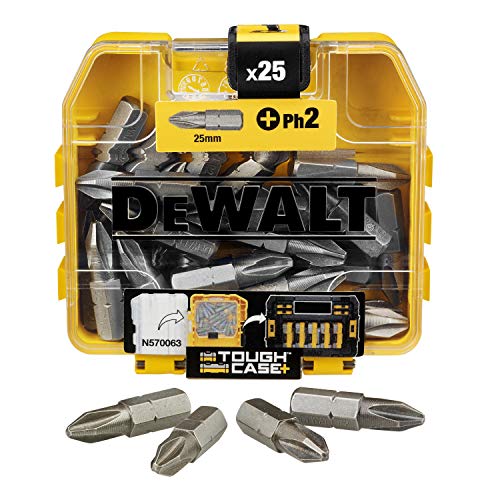 Dewalt Dt71522-Qz, Set Di Punte Ph2 25Mm, Confezione Da 25 Pezzi