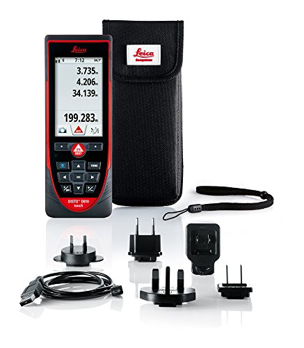 Leica Disto D810 Touch – Metro Laser Universale Dotato Di Bluetooth (Associazione Tramite App), Touchscreen E Funzione Fotocamera Integrata (Utilizzab