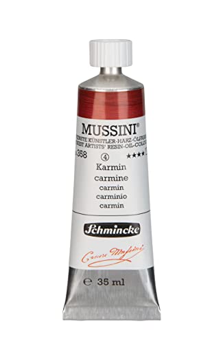 Schmincke Mussini Oils Carmine 35Ml Tube Series 4
