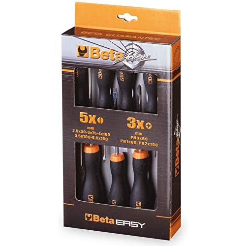 Beta 1203/D8P Set Di Utensili Da Lavoro Professionali - 8 Cacciaviti
